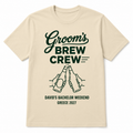 Groom´s Brew Crew Personalised Tshirt