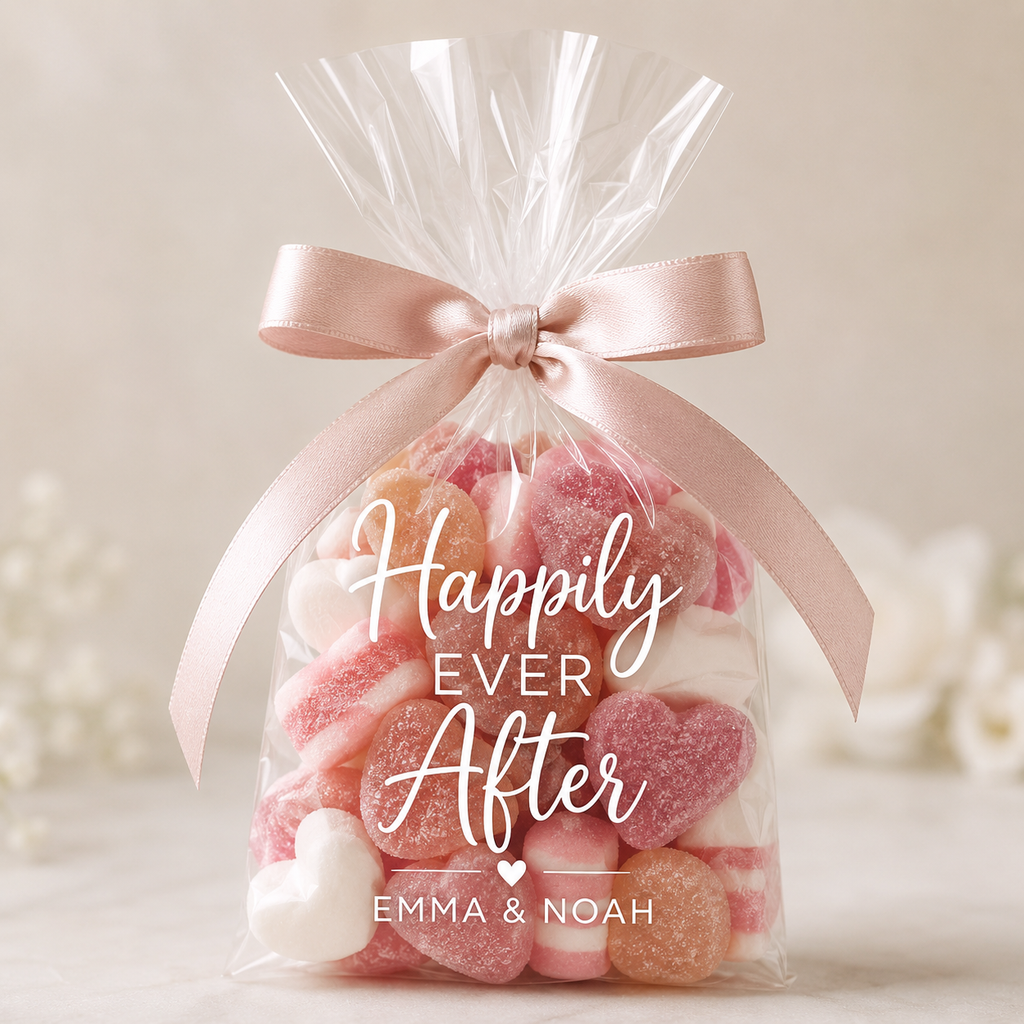 Wedding Personalised Cellophane bags