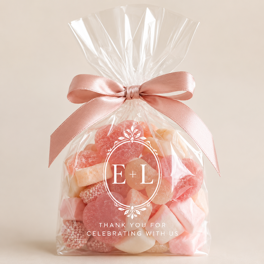 Wedding Personalised Cellophane bags