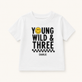 Young Wild and Three Personalised Tshirt