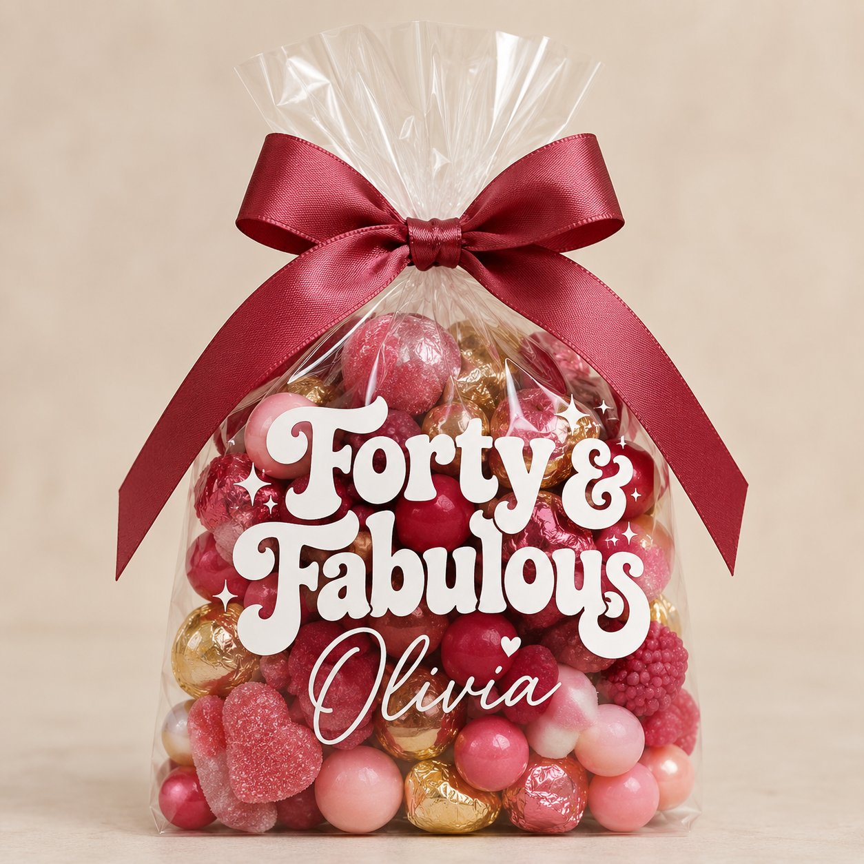 Birthday party cellophane bags