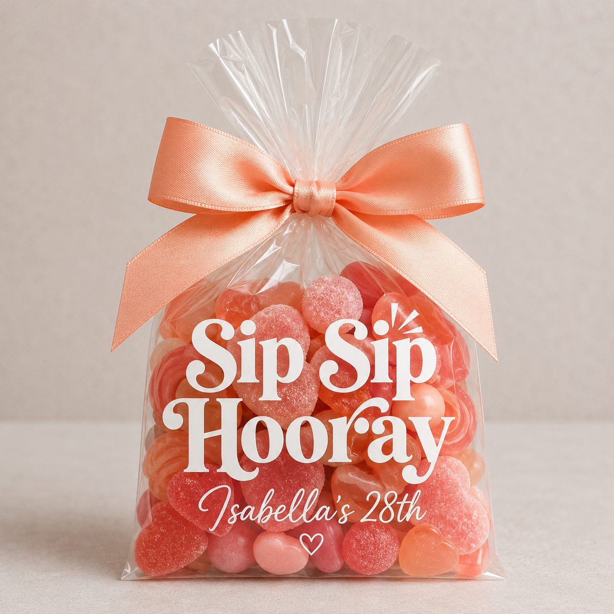 Birthday party cellophane bags