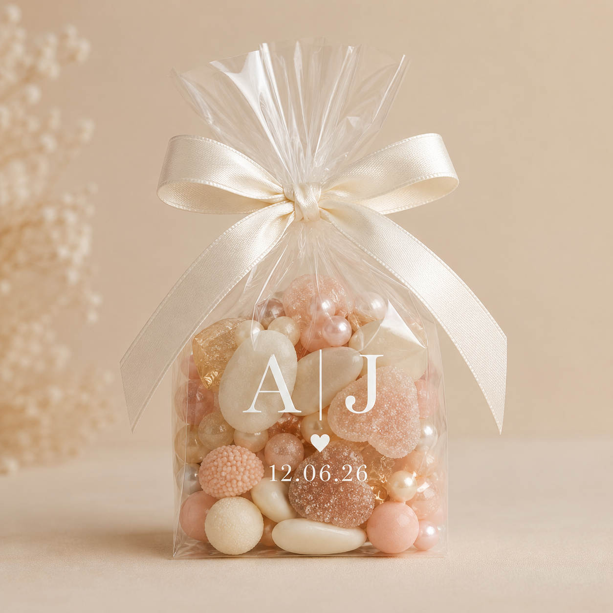 Wedding Personalised Cellophane bags