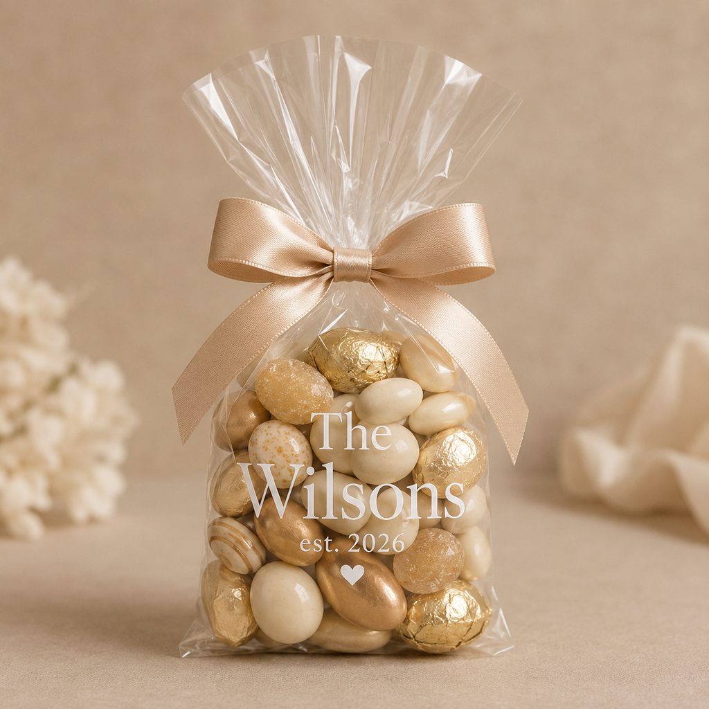 Wedding Personalised Cellophane bags