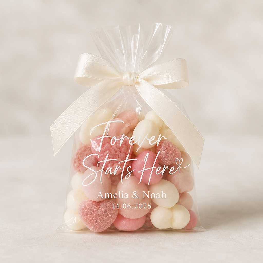 Wedding Personalised Cellophane bags