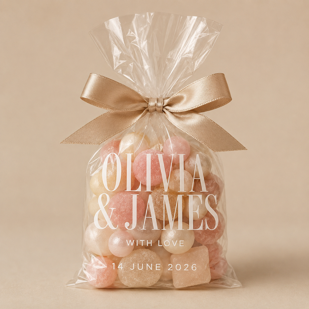 Wedding Personalised Cellophane bags