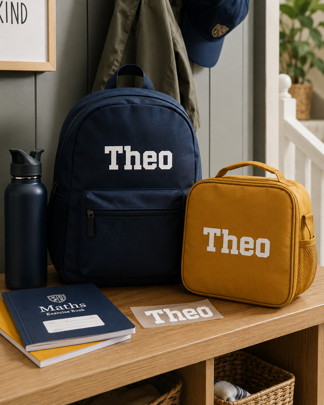 Personalised Name Stickers for School Accessories