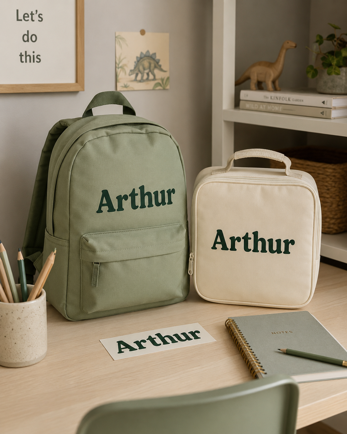 Personalised Name Stickers for School Accessories
