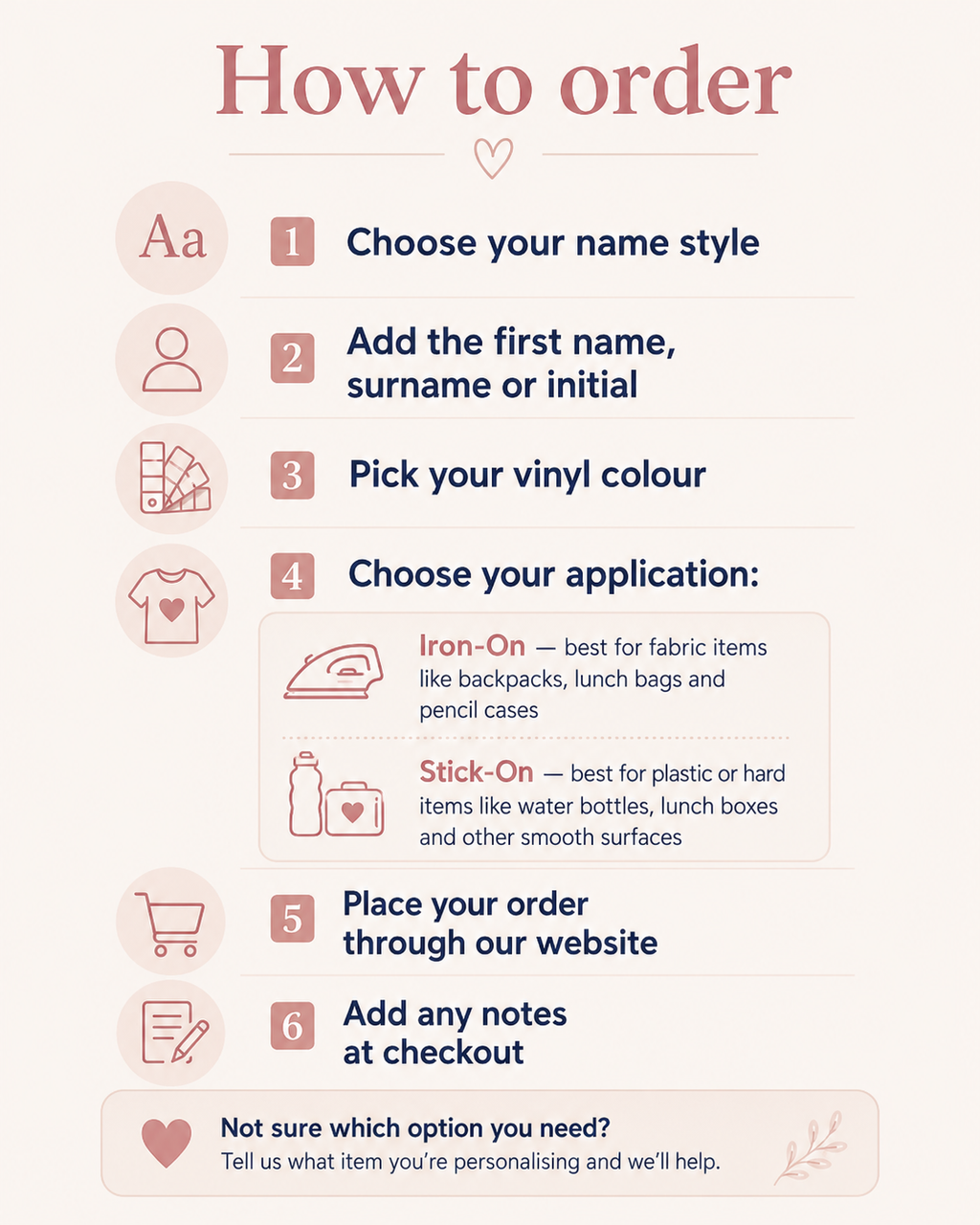 Personalised Name Stickers for School Accessories