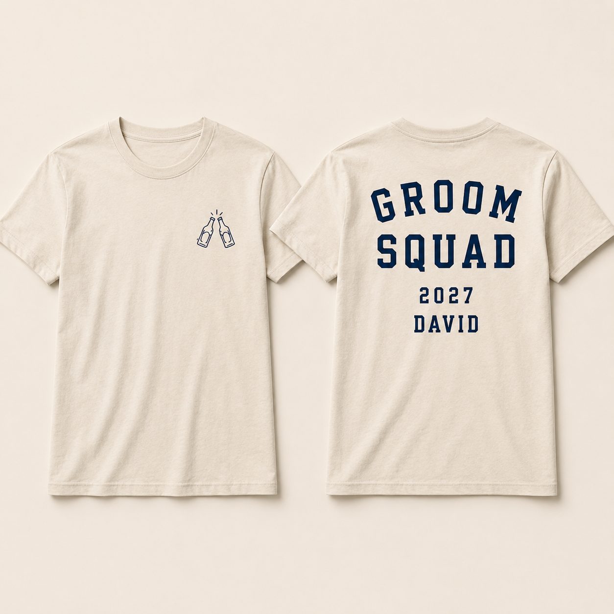 Groom Squad Personalised Tshirt