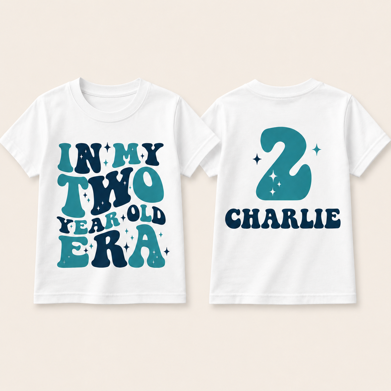 In my two year old era- Personalised shirt