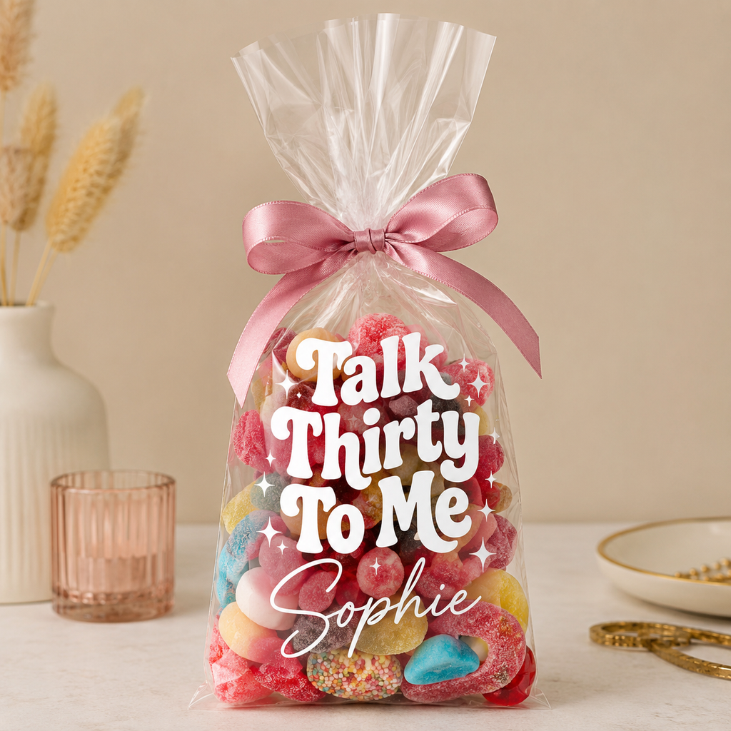 Birthday party cellophane bags