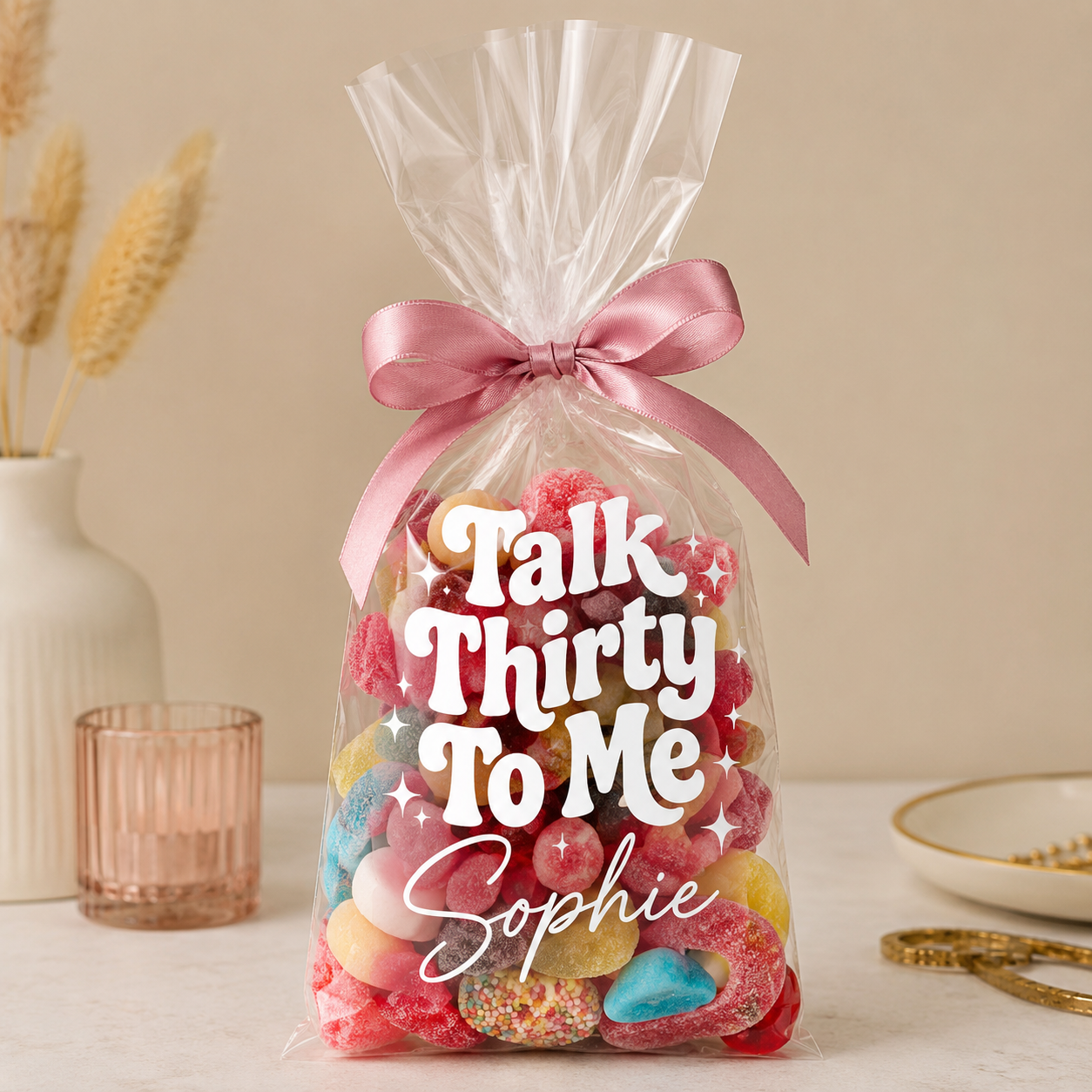 Birthday party cellophane bags