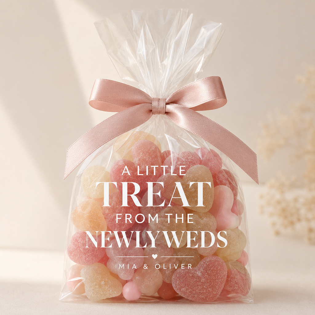 Wedding Personalised Cellophane bags