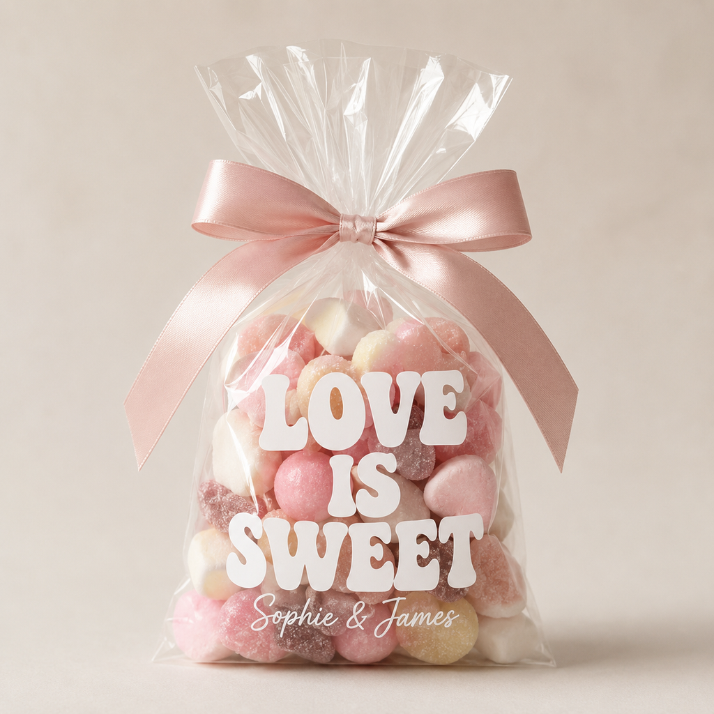 Wedding Personalised Cellophane bags